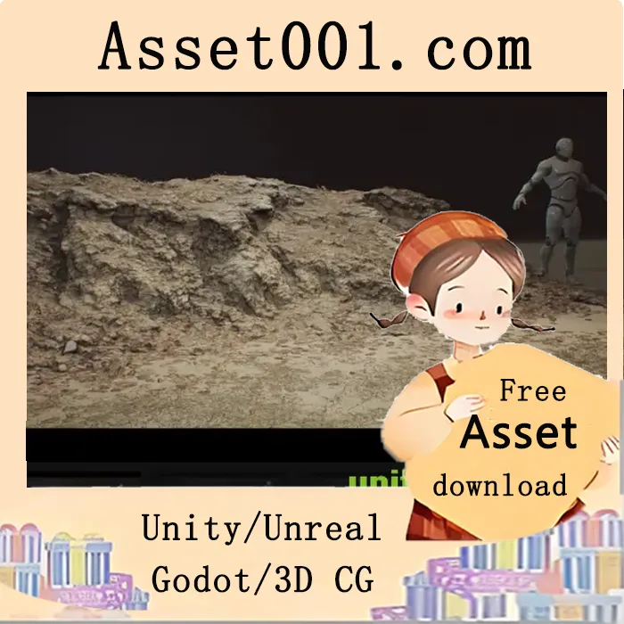 澳大利亚昆士兰沙漠堤坝照片扫描资产包：5个独特模型、8张植被图集及7种干旱植物|Desert Embankments - Photoscan Vol 4 v4.19-4.27, 5.0-5.4+