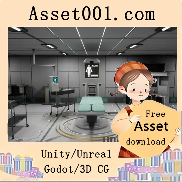 科幻太空医疗室模组包：61个可组合组件 + 4K纹理 + 恐怖附加关卡|SciFi Space Medical Room v4.20+