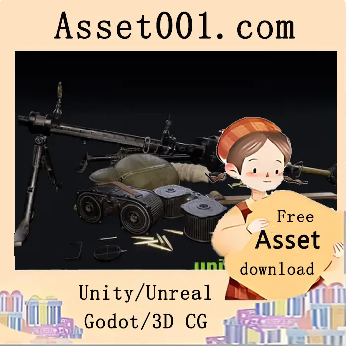 MG-15机枪及其配件包（含环境物件与动画）|MG-15 with Accessories (WWII German LMG) v5.1+