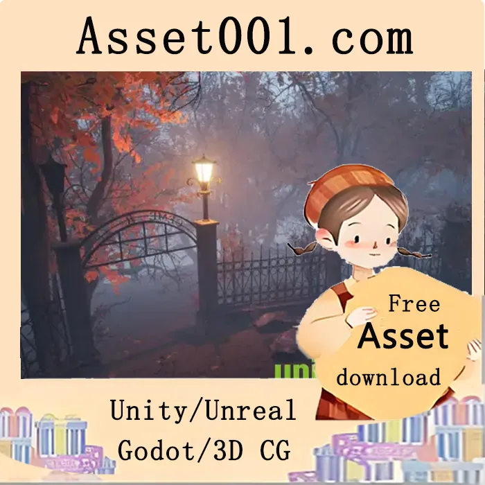 164个静态网格构建废弃教堂场景，包含墓碑、植被、烛台及昼夜切换效果|Abandoned Chapel v4.27+