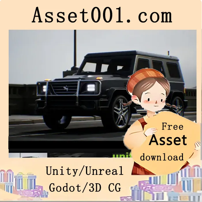 可驾驶、动画化、高真实感SUV模型，支持高度定制与材质调节|SUV 01 Driveable / Animated / Realistic v5.4