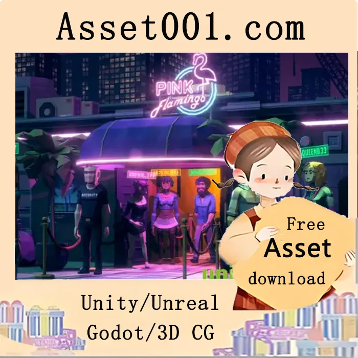 POLYGON夜店资产包：低多边形风格的沉浸式俱乐部场景设计|POLYGON - Nightclubs v4.26+