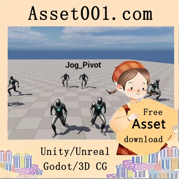 Locomotion Jog Anim Pack 5.1+|Locomotion Jog Anim Pack 5.1+