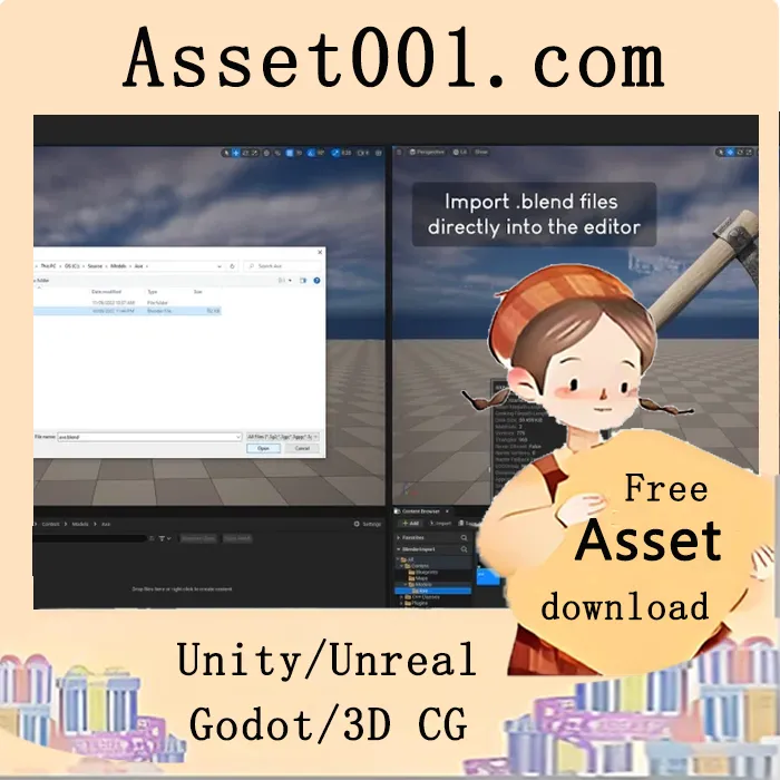 Unity引擎支持直接导入Blender文件的插件介绍|Blend File Importer v5.7