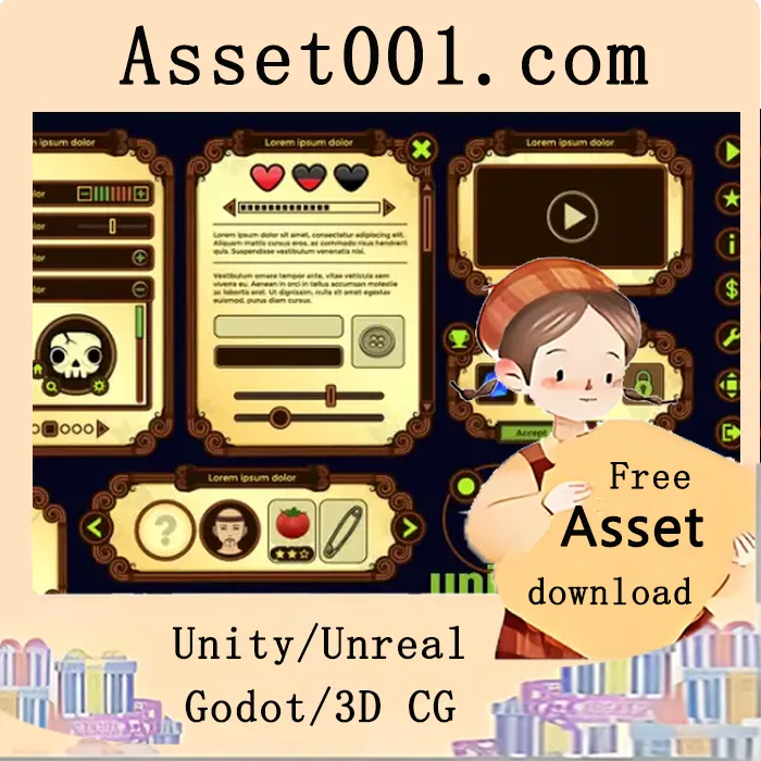 Game User Interface - Vector v1.0|Game User Interface - Vector v1.0