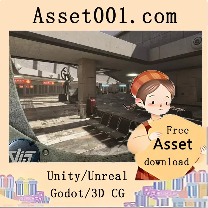 Airport Terminal Scene - High Detail v2.8 (31 Mar 2026)|Airport Terminal Scene - High Detail v2.8 (31 Mar 2026)