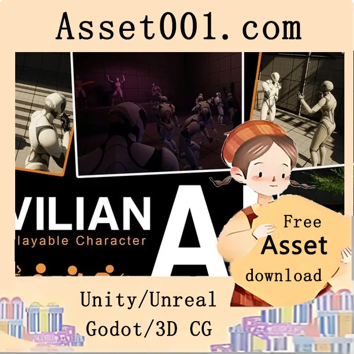 Civilian NPCs AI – Smart Crowd & Behavior System for UE5 (5.6+)|Civilian NPCs AI – Smart Crowd & Behavior System for UE5 (5.6+)