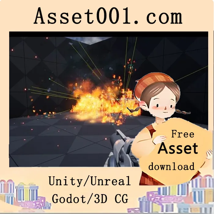 Unity插件：支持损伤与熄灭的火焰生成系统（带随机流支持）|XFire - fire spawning system (with damage)! v1.2 (5.7)