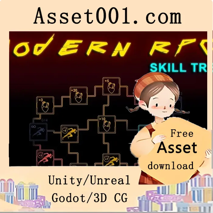 现代RPG技能树5.0+核心功能介绍|Modern RPG Skill Tree 5.0+