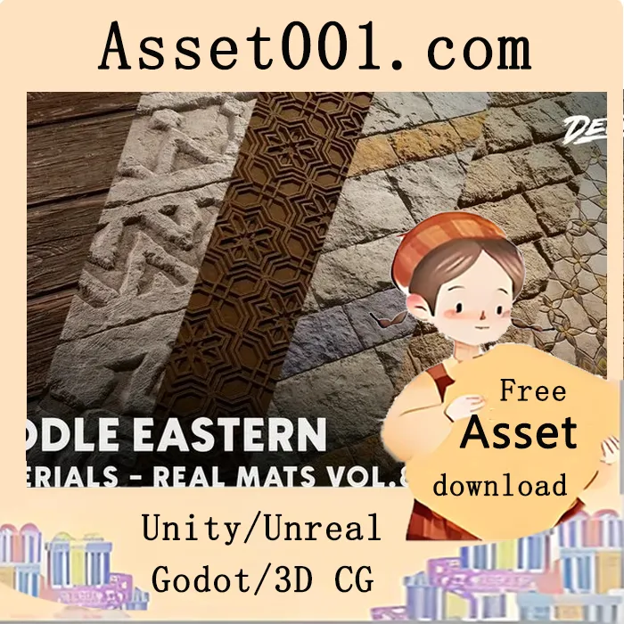 Realistic Materials Vol. 8 - Middle Eastern (30 Materials)|Realistic Materials Vol. 8 - Middle Eastern (30 Materials)