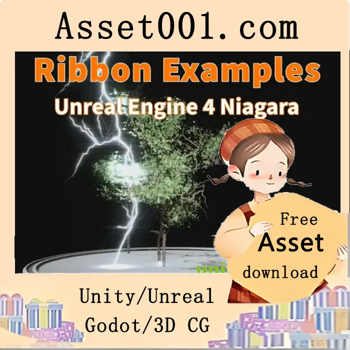 Niagara Ribbon examples v5.0+|Niagara Ribbon examples v5.0+