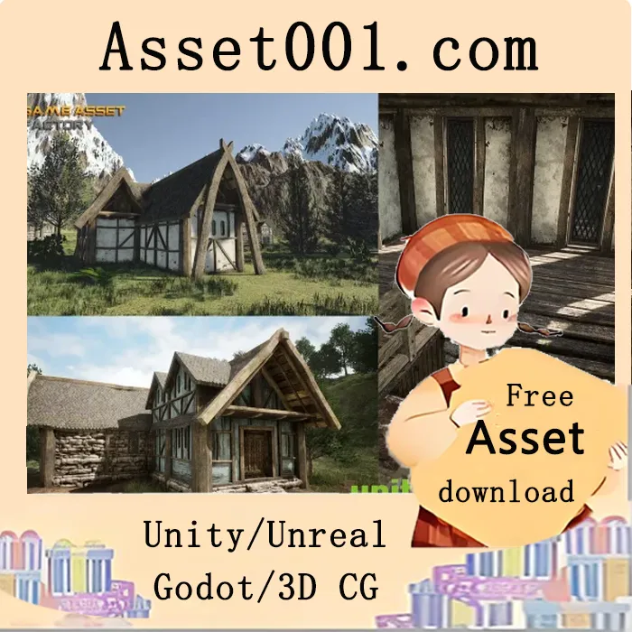 《Medieval Houses Modular Vol 1：170个模块化房屋模型构建中世纪村庄》|Medieval Houses Modular Vol 1 v1.0.1