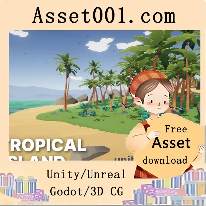 Unity热带岛屿风格RPG环境资产包教程|Tropical Island - Stylized Fantasy RPG Environment v1.2
