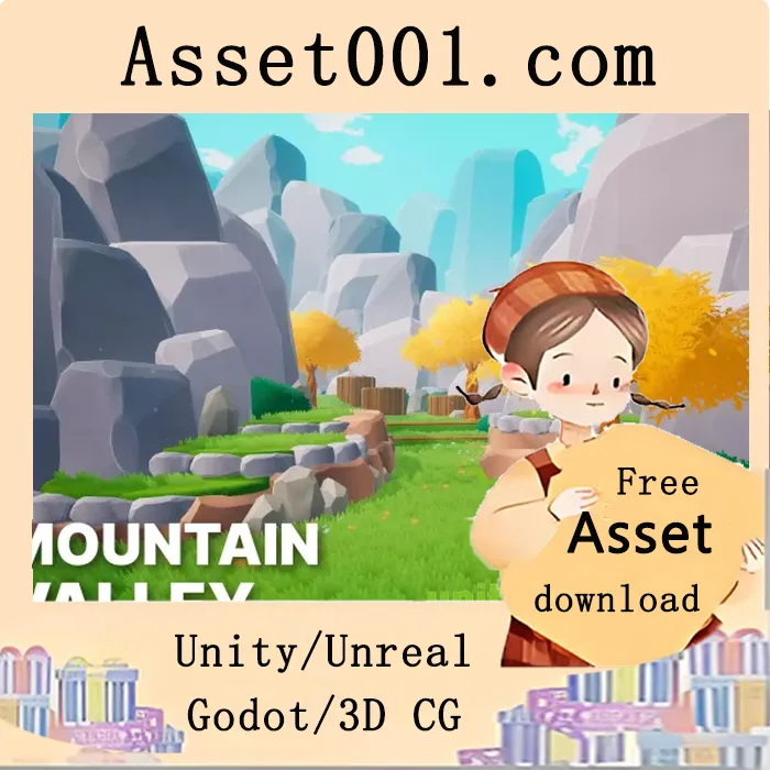 打造绚丽风格化游戏环境——Mountain Valley 3D资产包|Mountain Valley - Stylized Fantasy Nature Environment v1.1