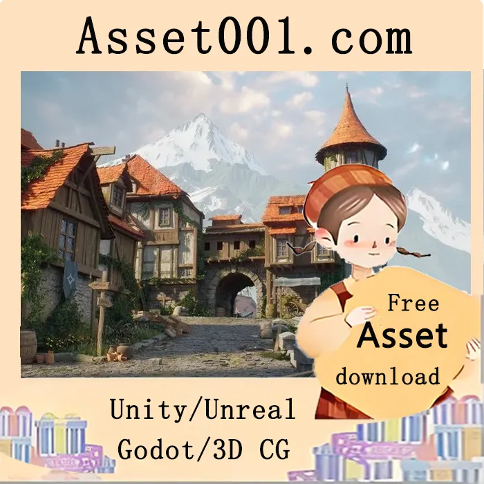 Medieval Lake Town Environment 5.7|Medieval Lake Town Environment 5.7