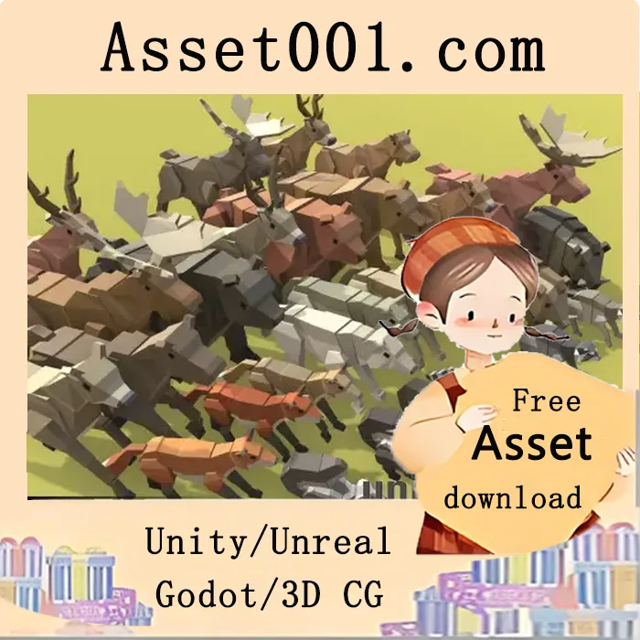 Simple Forest Animals - Cartoon Assets v1.0.2|Simple Forest Animals - Cartoon Assets v1.0.2