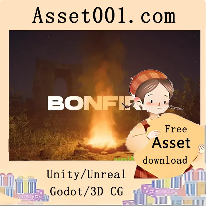 Zibra烟火引擎打造的互动篝火环境资产|Bonfire - [Asset for Zibra Smoke & Fire] v1.0.0
