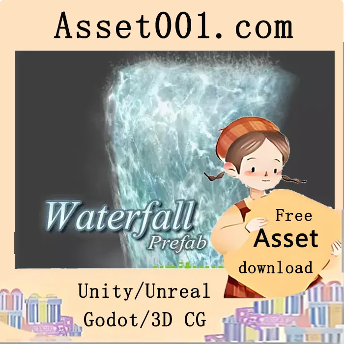 Realistic Waterfall Prefab v1.4|Realistic Waterfall Prefab v1.4