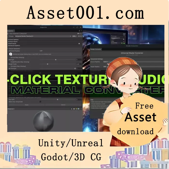 1-Click Texture Studio & Material Converter & Resize v1.0.8 (02 May 2026)|1-Click Texture Studio & Material Converter & Resize v1.0.8 (02 May 2026)