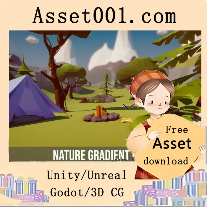 Low Poly Nature Gradient Pack v1.41|Low Poly Nature Gradient Pack v1.41