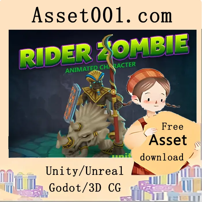 Rider zombie animated character v1.0|Rider zombie animated character v1.0