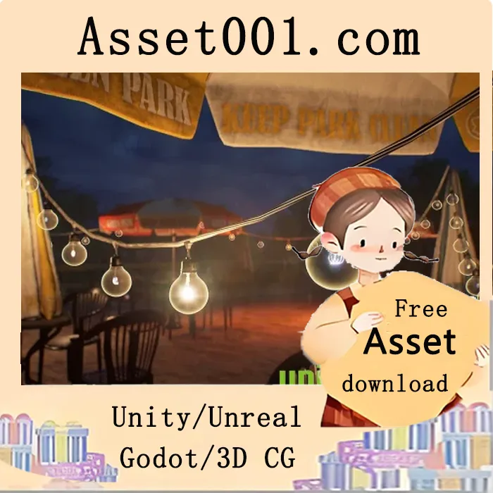 Unity String Light 插件：支持自定义的电缆与动态灯光系统|String Light Plugin v1.2 (5.7)