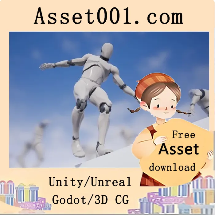 平衡动画集 4.19+：适用于任何场景中跨越高处横梁的角色动画包|Balance Animset 4.19+