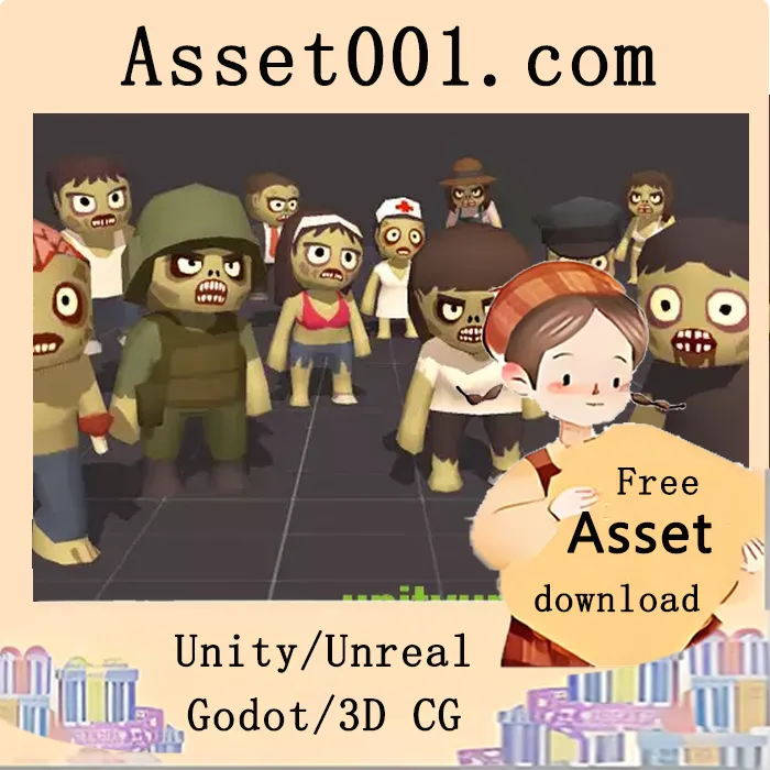 Toony Tiny Zombies pack v1.1|Toony Tiny Zombies pack v1.1