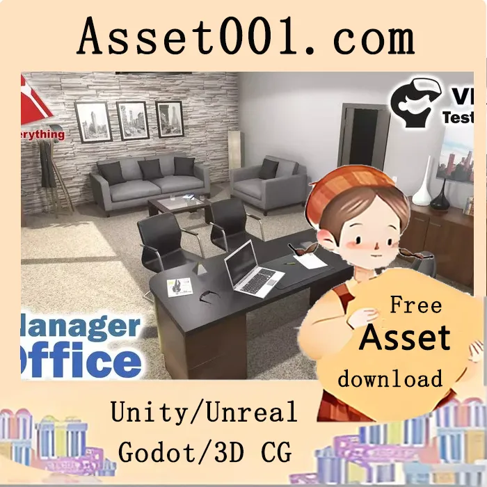 Manager Office Interior v1.3|Manager Office Interior v1.3