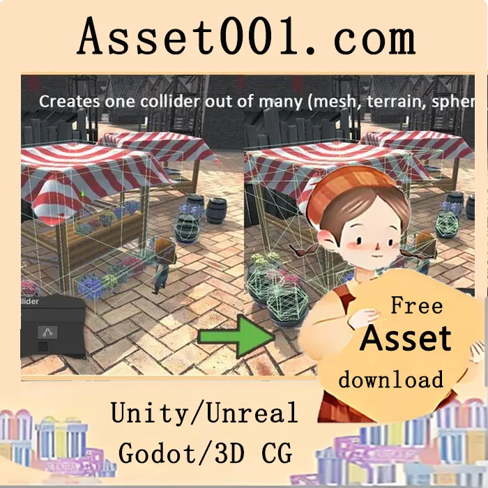 Unity 3D碰撞体工具2：合并与组合功能v2.0.1|3D Collider Utility 2 - Merge and Combine v2.0.1