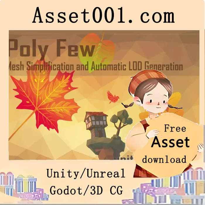 Poly Few | Mesh Simplifier and Auto LOD Generator v7.84 (01 May 2026)|Poly Few | Mesh Simplifier and Auto LOD Generator v7.84 (01 May 2026)