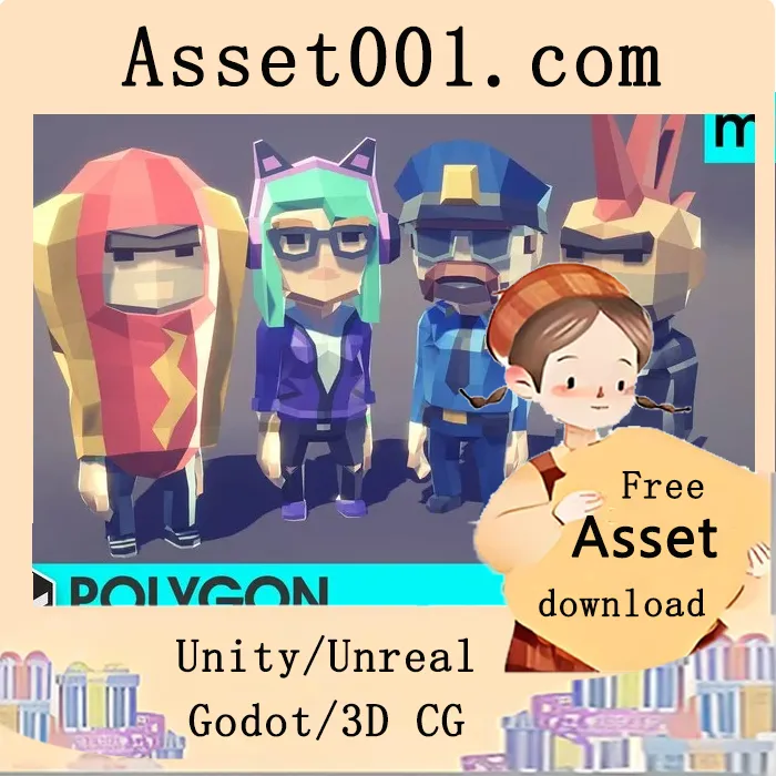 POLYGON MINI - City Character Pack - Art by Synty v1.02|POLYGON MINI - City Character Pack - Art by Synty v1.02