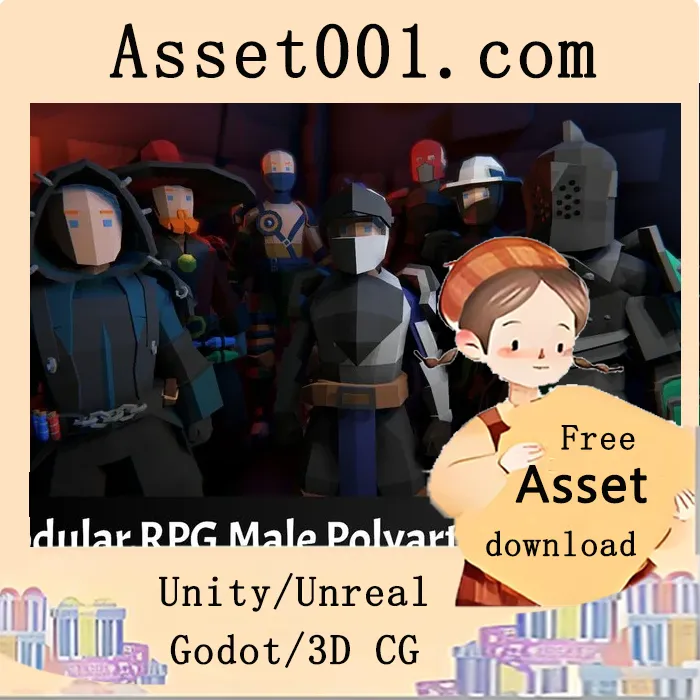 POLYART-Modular Fantasy Male v4.5.0|POLYART-Modular Fantasy Male v4.5.0