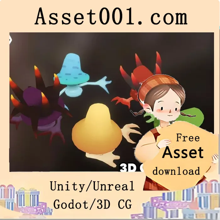 3D Characters - Mushroom v1.0|3D Characters - Mushroom v1.0
