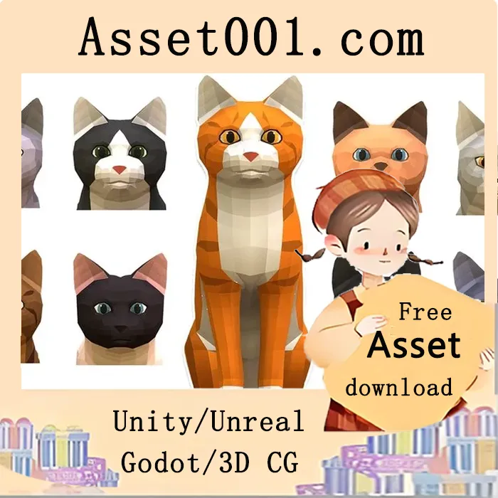LowPoly Cats 4.27|LowPoly Cats 4.27