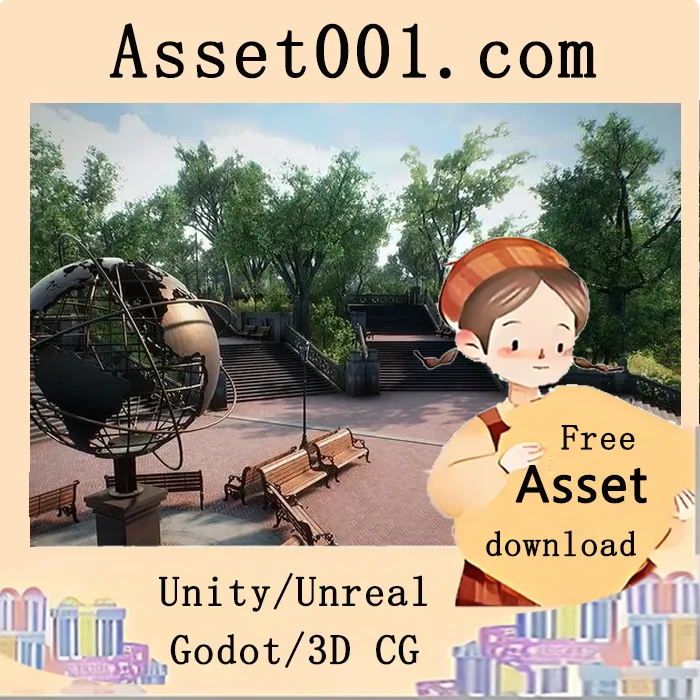 Unity城市公园环境资源包5.7发布：包含200英亩公园场景与性能优化方案|City Park Environment Collection 5.7