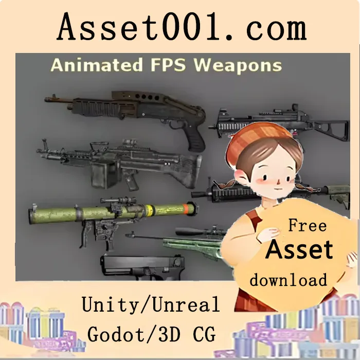 Animated FPS Weapons Pack (Part 1) v1.2.3|Animated FPS Weapons Pack (Part 1) v1.2.3
