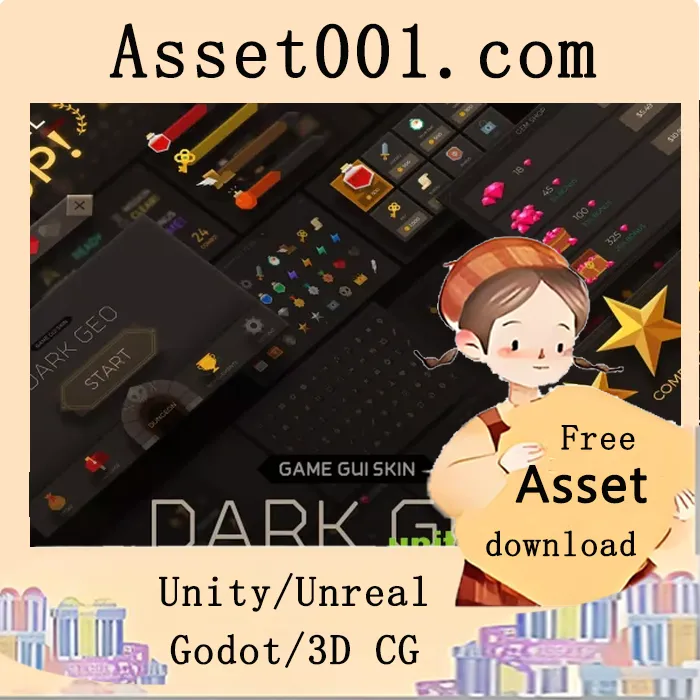 GUI Kit Dark Geo v2.0.0|GUI Kit Dark Geo v2.0.0