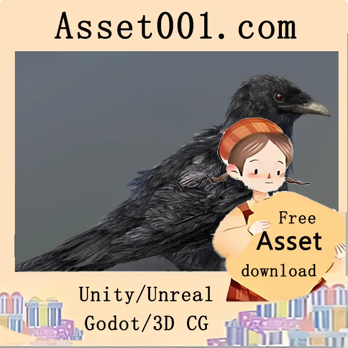 Unity引擎中实现自然生态模拟的智能鸟类行为设计|American Crow
