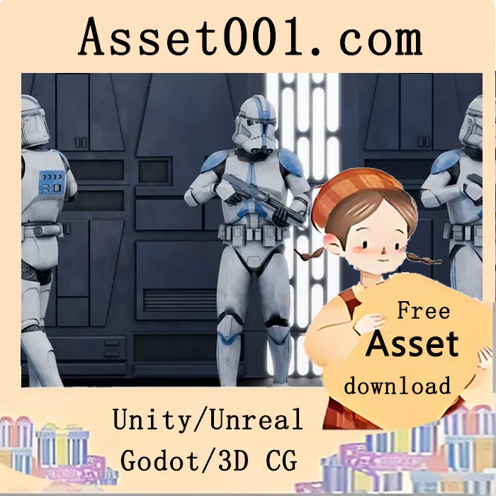 501st Legion Phase 2 Clone Trooper – Rigged Character|501st Legion Phase 2 Clone Trooper – Rigged Character
