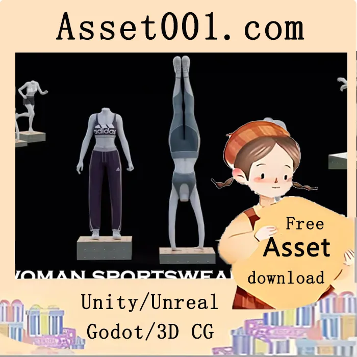 运动服饰展示|Woman Sportswear Showcase