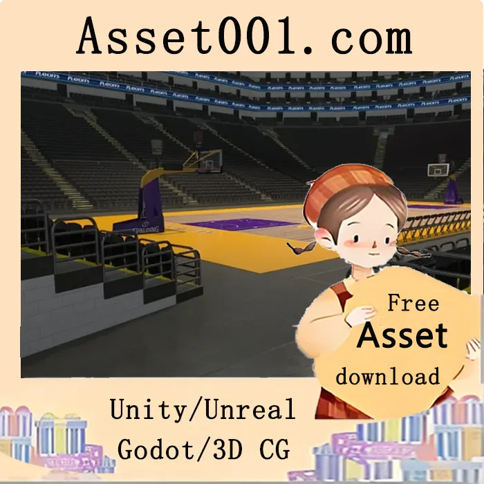 篮球体育场场景设计与实现|Basketball Stadium