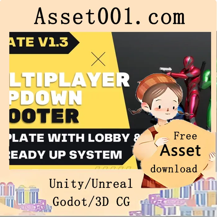 Multiplayer Top Down Shooter Template v5.4+