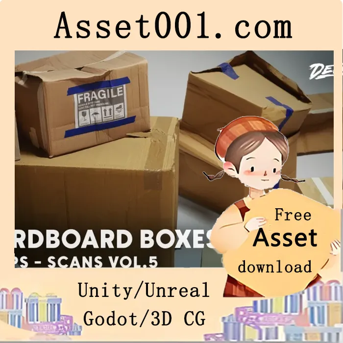 Scans VOL.5 - Cardboard Boxes (Nanite) v5.1+