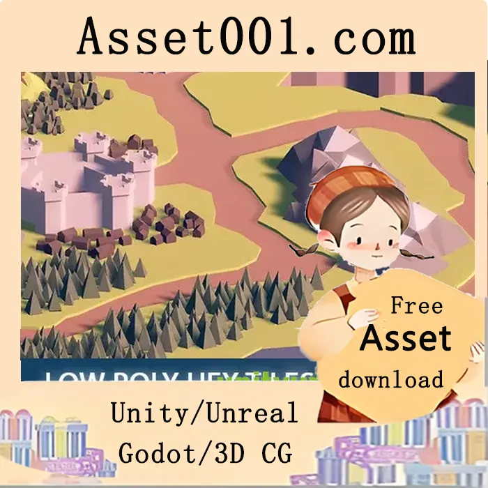 Low Poly Hex Tiles Vol.1 v1.0