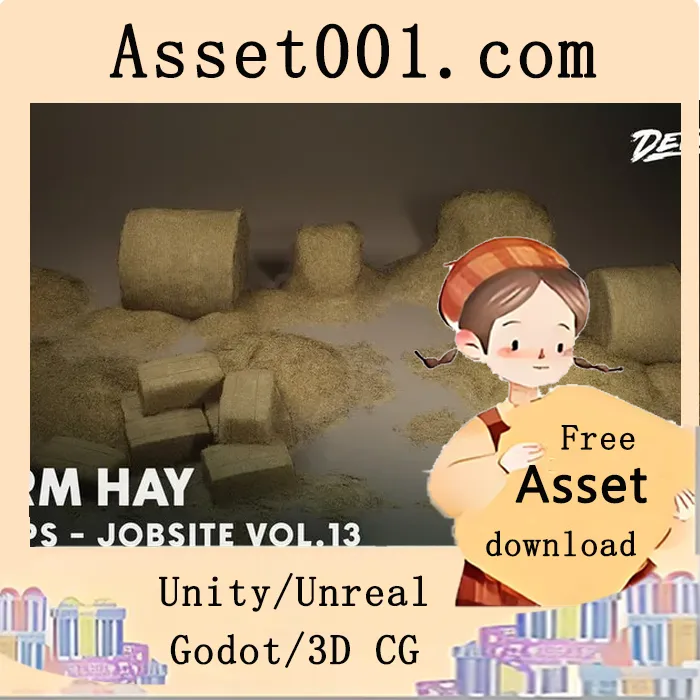 Jobsite VOL.13 - Farm Hay (Nanite & Low Poly) Jobsite VOL.13 - Farm Hay (Nanite & Low Poly)