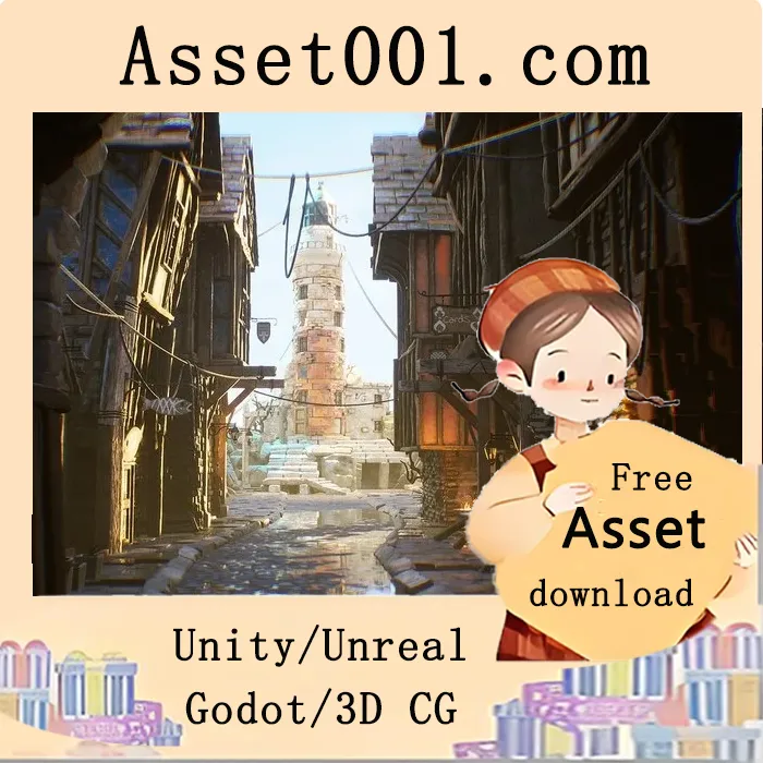 Medieval Town Street Environment Kit Medieval Town Street Environment Kit