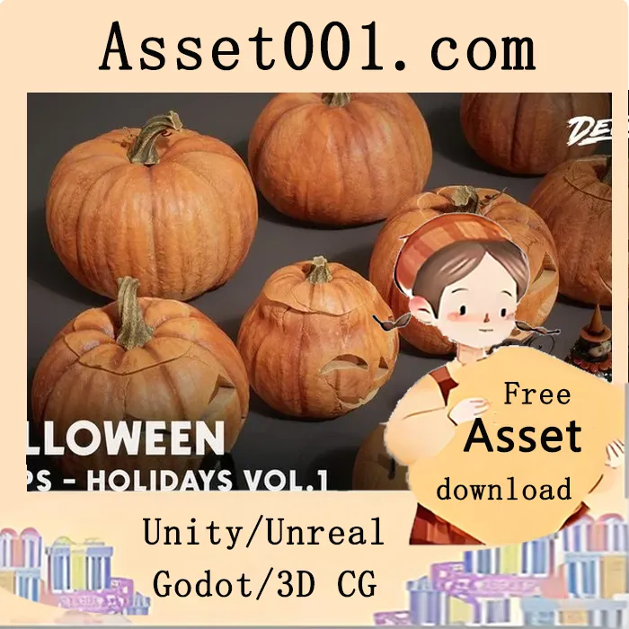 Holidays VOL.1 - Halloween Decor (Nanite and Low Poly) 5.1+