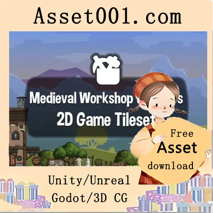 Medieval Workshop Workers 2D Tileset for Platformers Medieval Workshop Workers 2D Tileset for Platformers