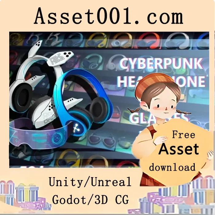 Cyberpunk Headphone and Glasses 512x512 Icons